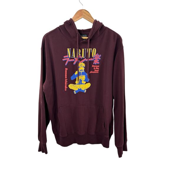 Naruto Shippuden Sweatshirt MediumGraphic Design “Ramen Is The Best Pleasure” - Picture 1 of 6